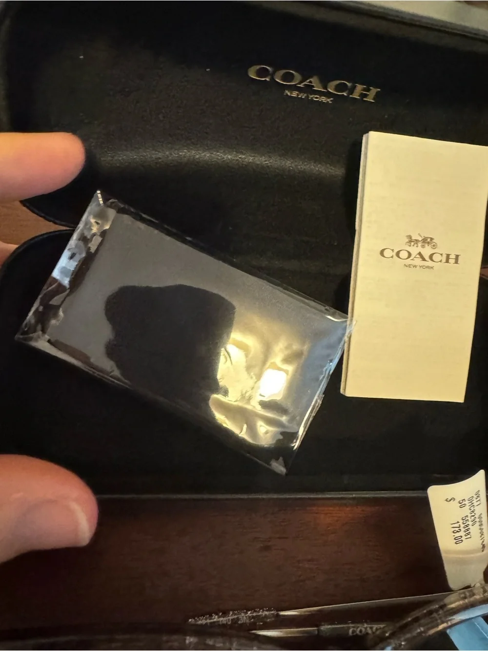 Coach branded sunglasses